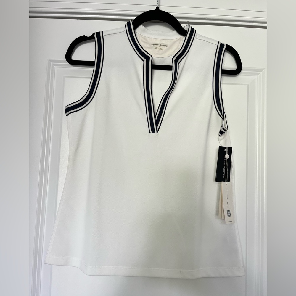 Tory Burch Sport Tennis Shirt Size Small.